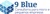 9 Blue logo