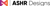 ASHR. Designs logo