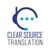 Clear Source Translation logo