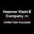 Heemer Klein & Co logo