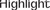 Highlight logo
