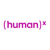 (human)x , a Leap Group Co. logo
