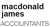 Macdonald James Accountants logo