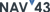 NAV43 logo