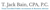 T. Jack Bain, CPA, P.C. logo