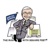 The Man with Square Feet logo