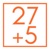Twenty Seven + Five logo