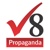V8 Propaganda logo