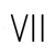 VII Digital logo
