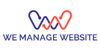 We Manage Website logo