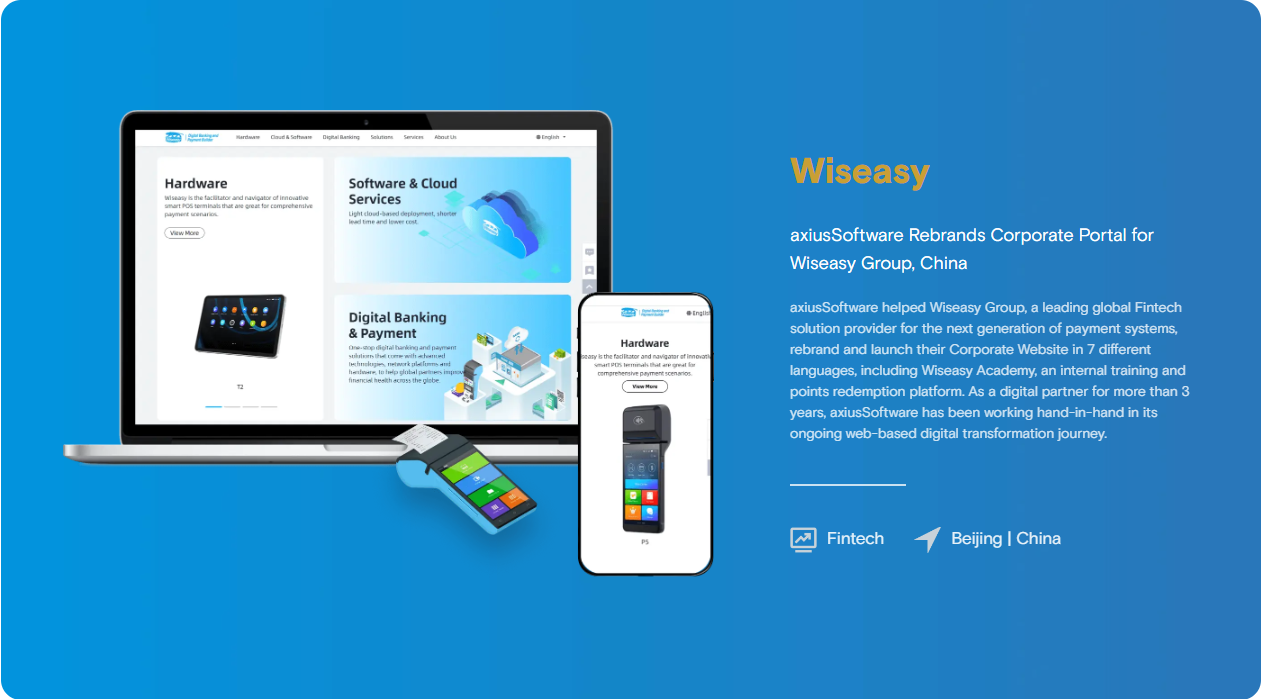 axiusSoftware Portfolio Screenshot