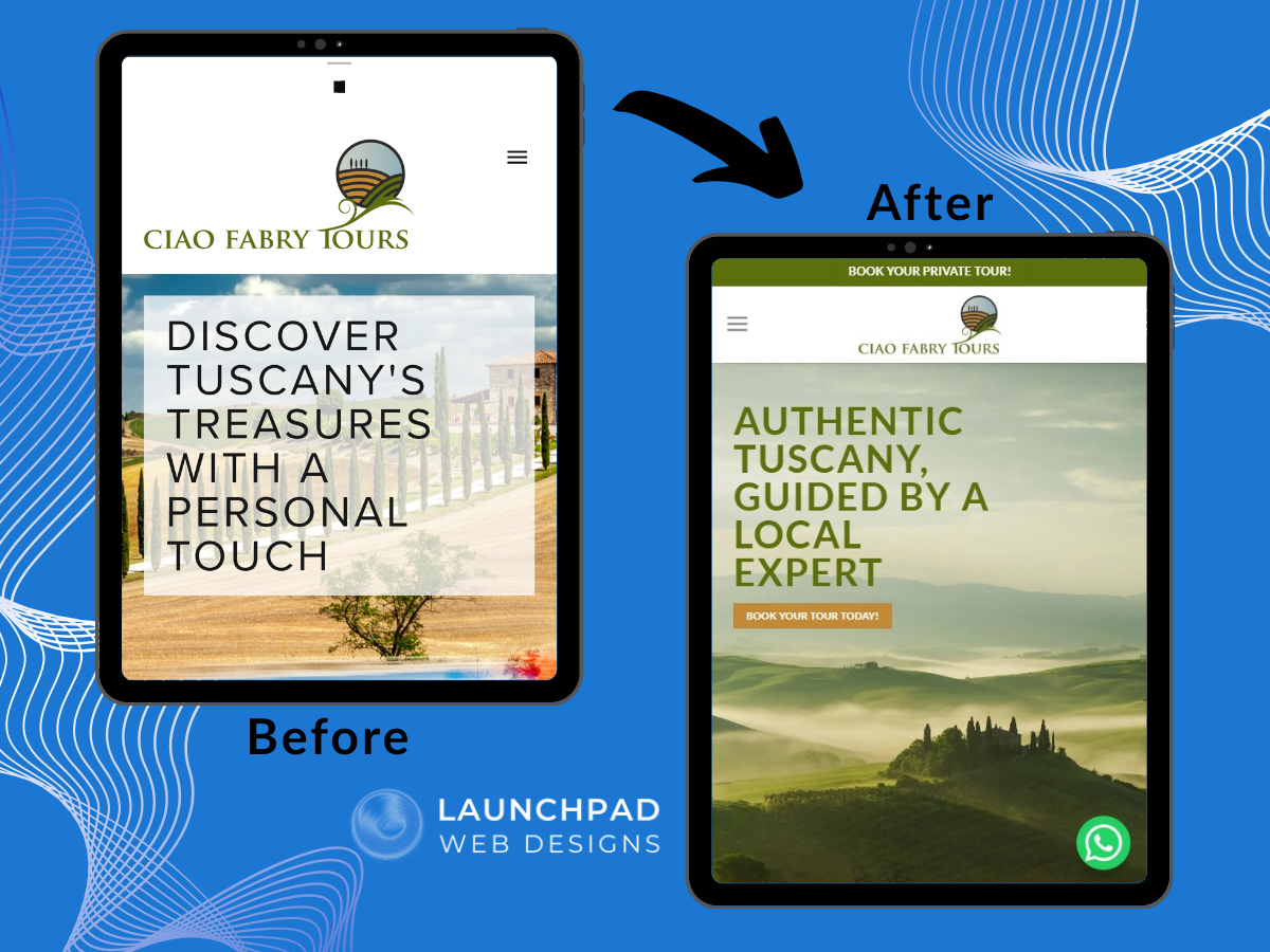 LaunchPad Web Designs Portfolio Screenshot