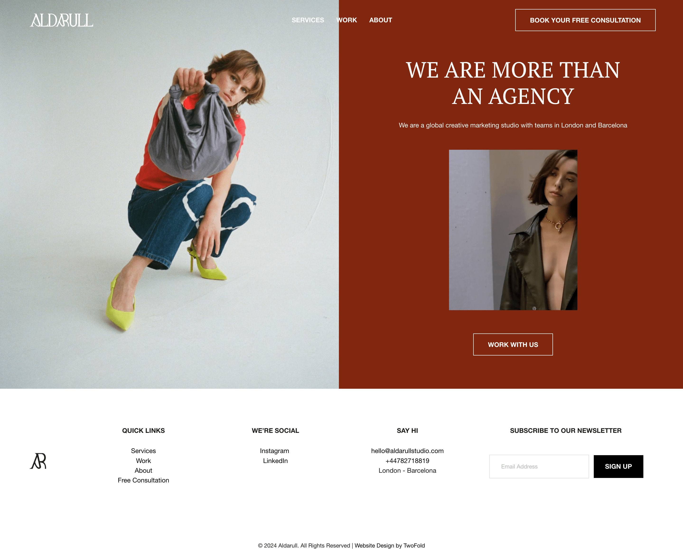 TwoFold Portfolio Screenshot