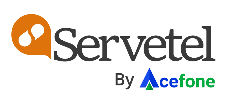 Servetel (by Acefone) logo