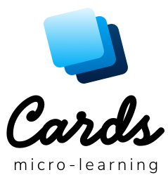 Cards micro-learning logo