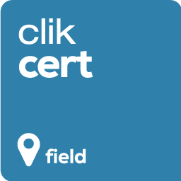 Clik Cert (Field) Logo