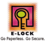 E-Lock logo