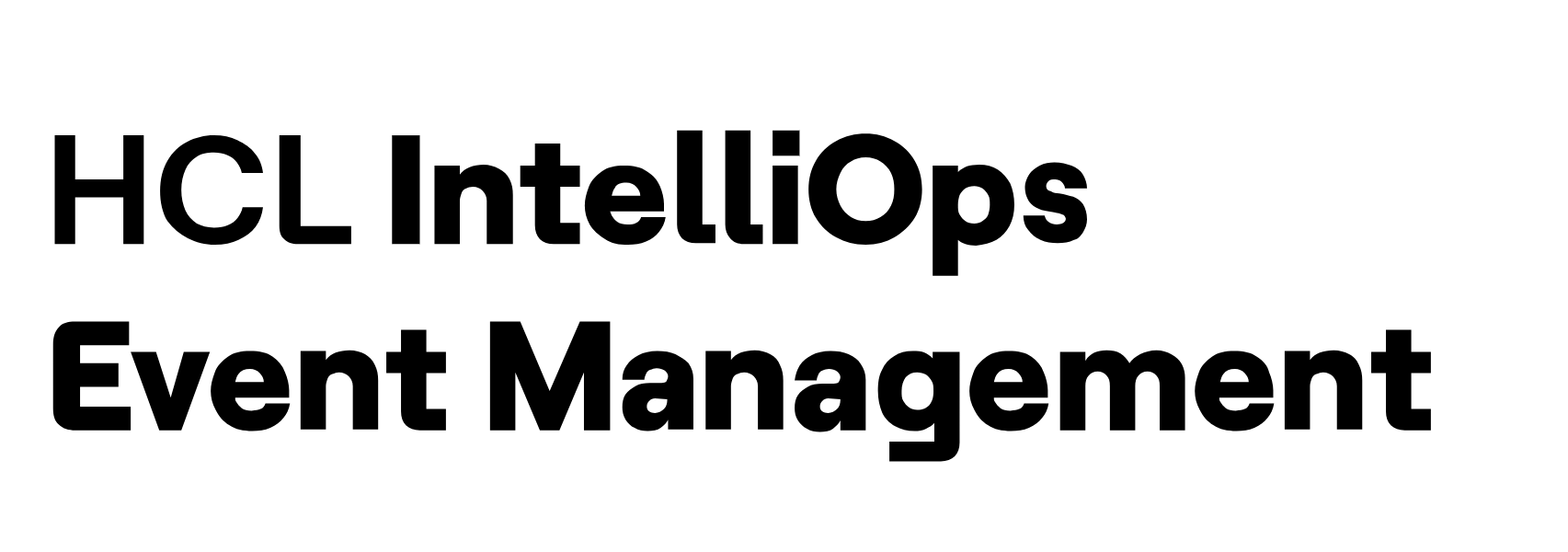 HCL IntelliOps Event Management logo