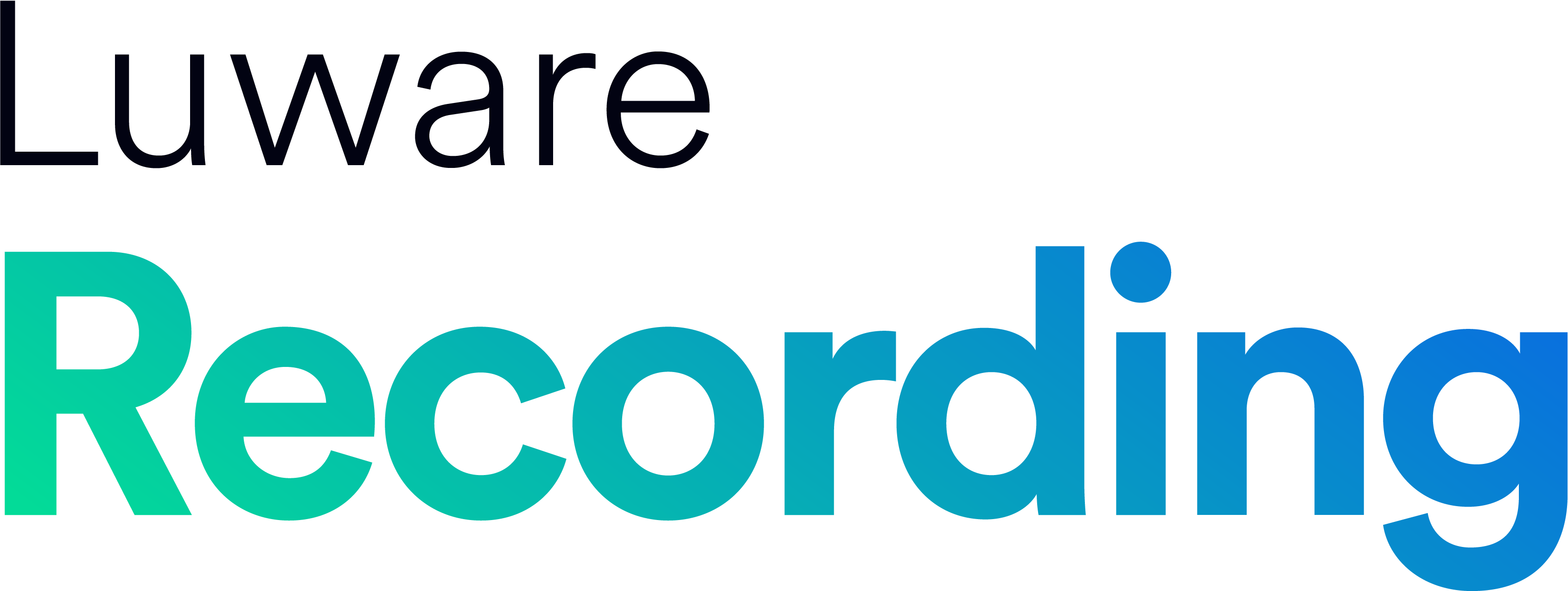 Luware Recording logo