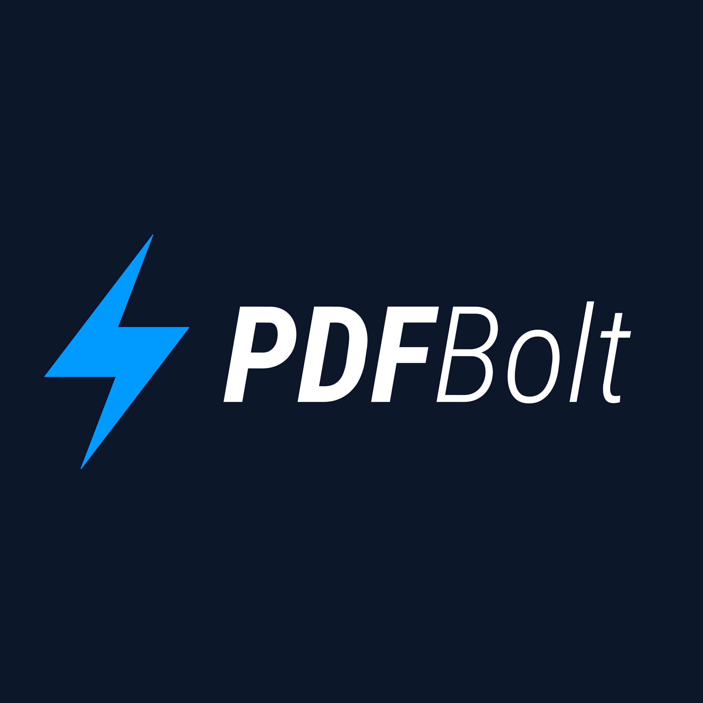 PDFBolt logo