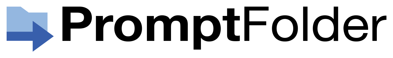 PromptFolder logo