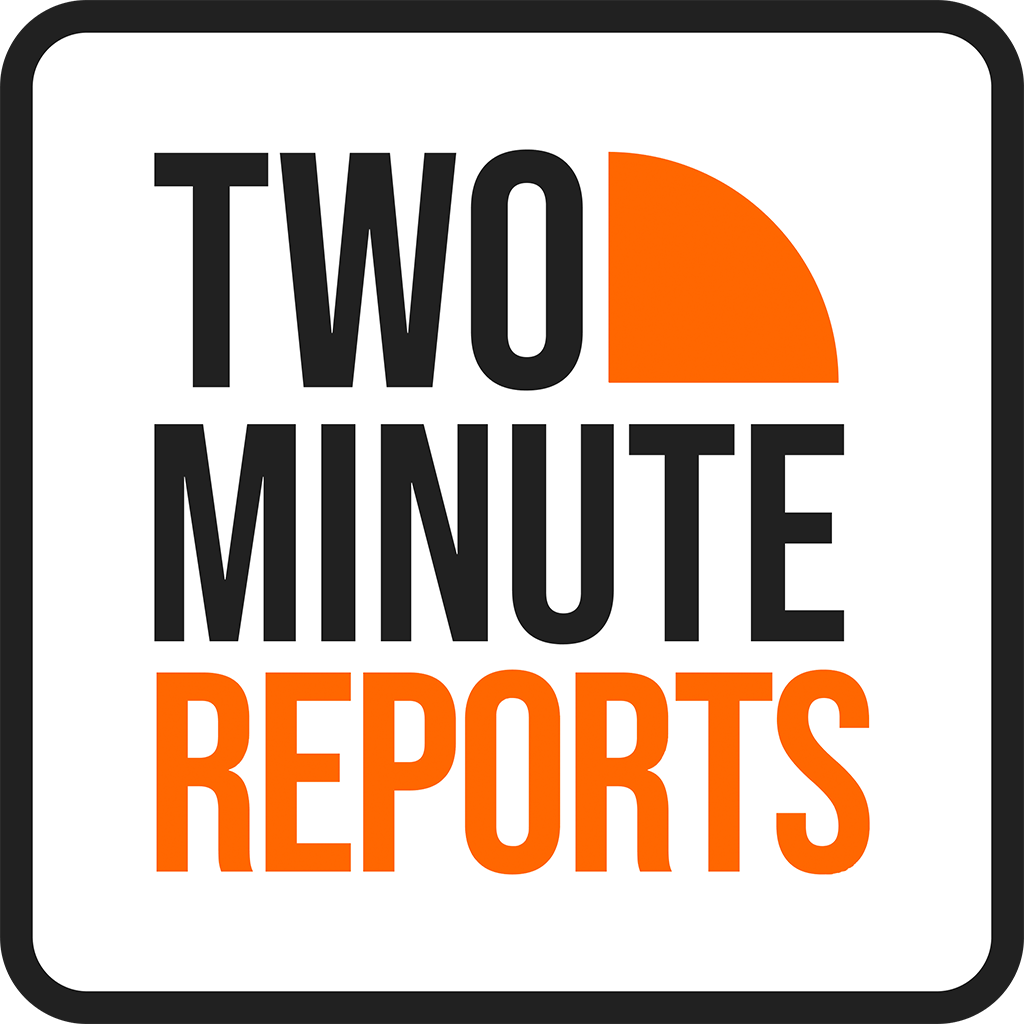 Two Minute Reports logo
