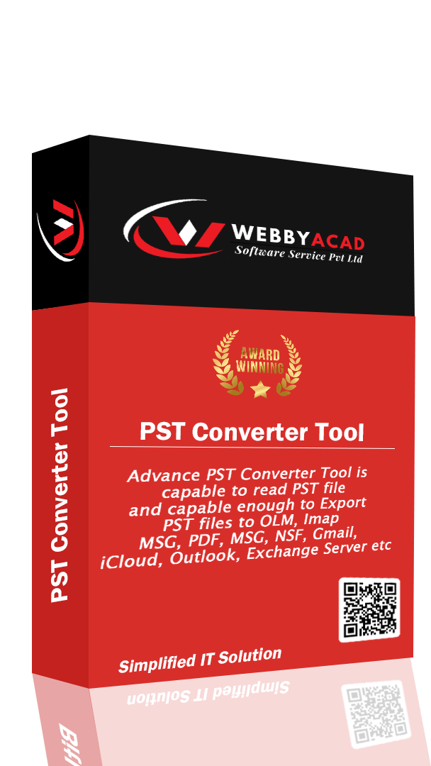 WebbyAcad PST converter tool logo