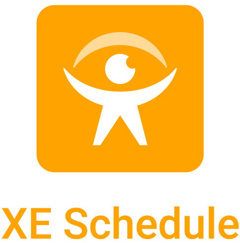 XE Schedule logo