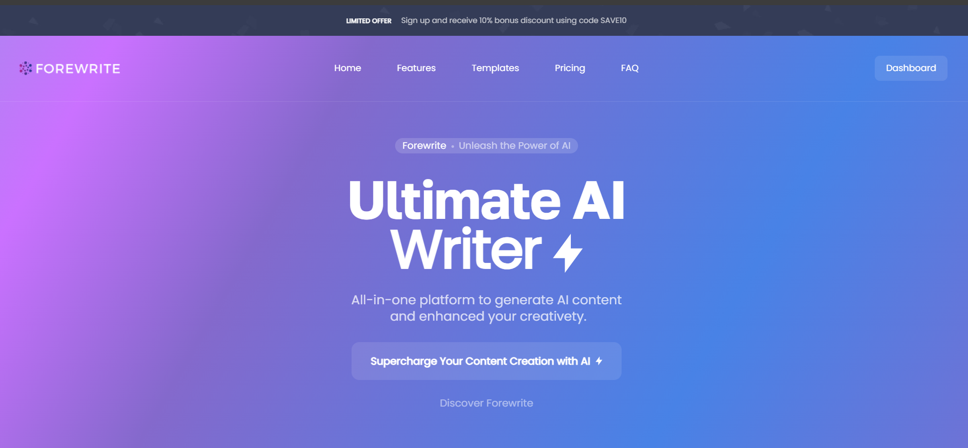 Forewrite Screenshot