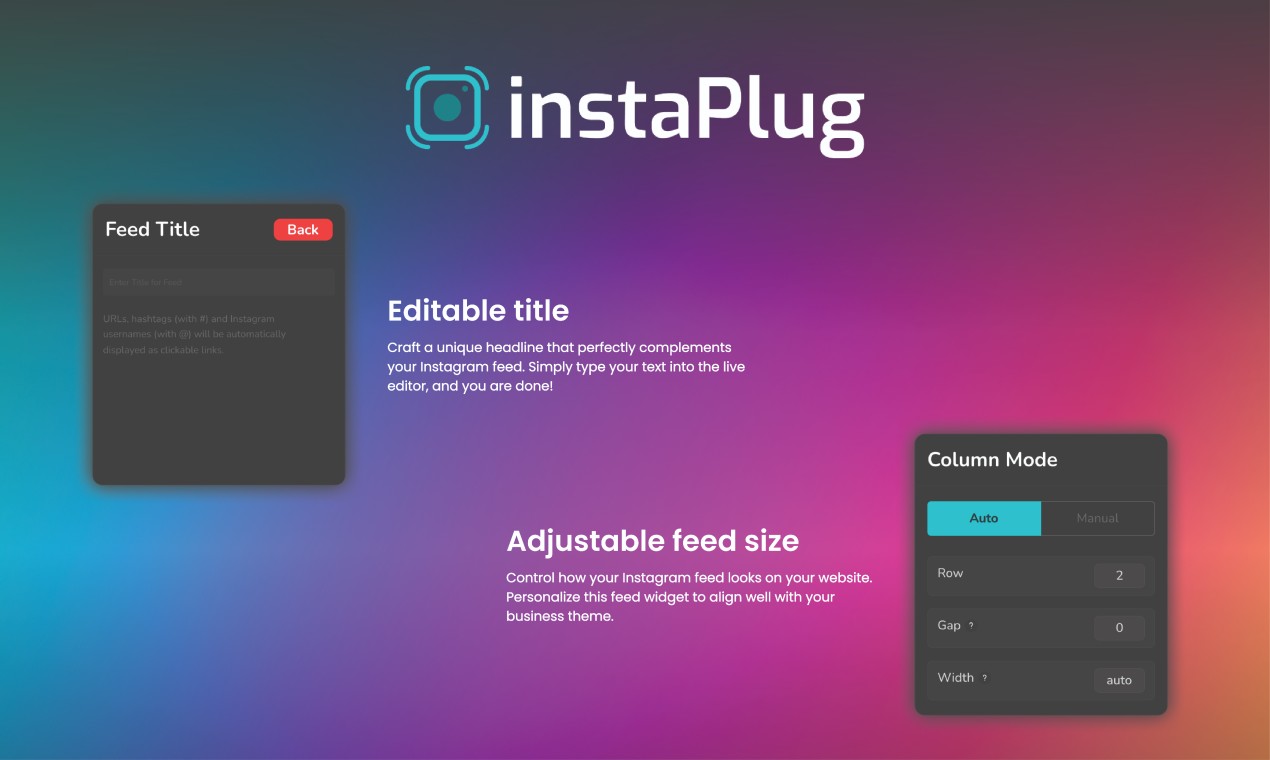 InstaPlug Screenshot