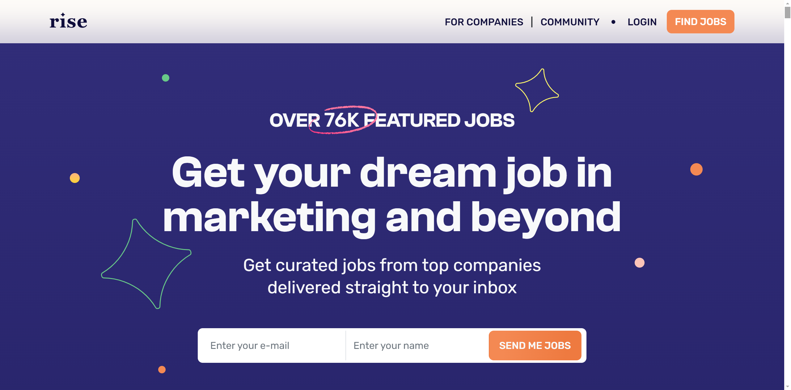 joinrise.co Screenshot