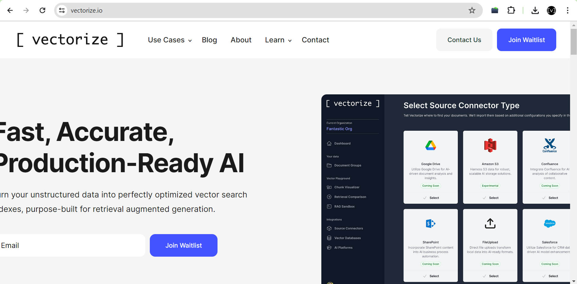 Vectorize.io screenshot & Video
