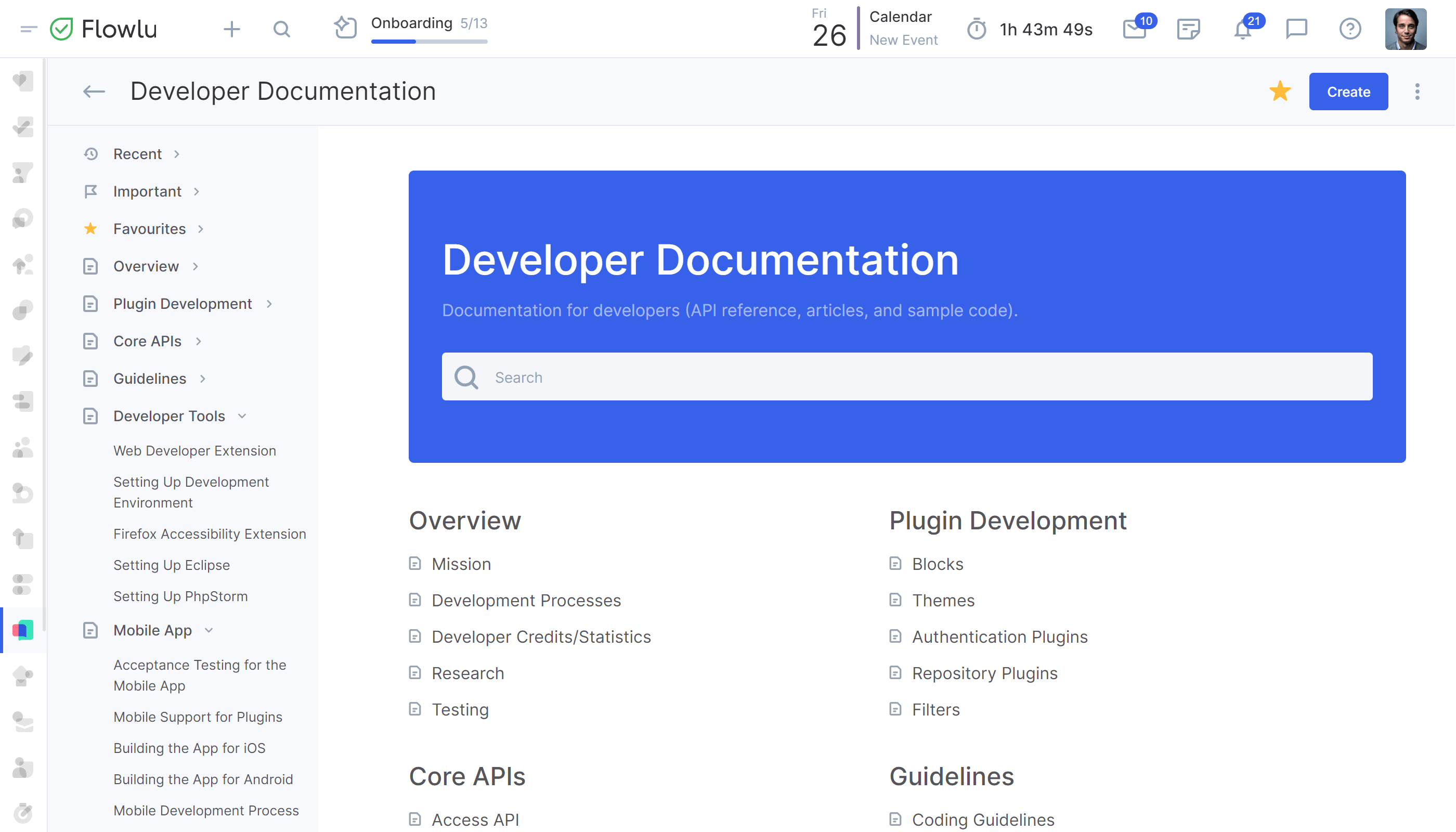 Flowlu screenshot & Video