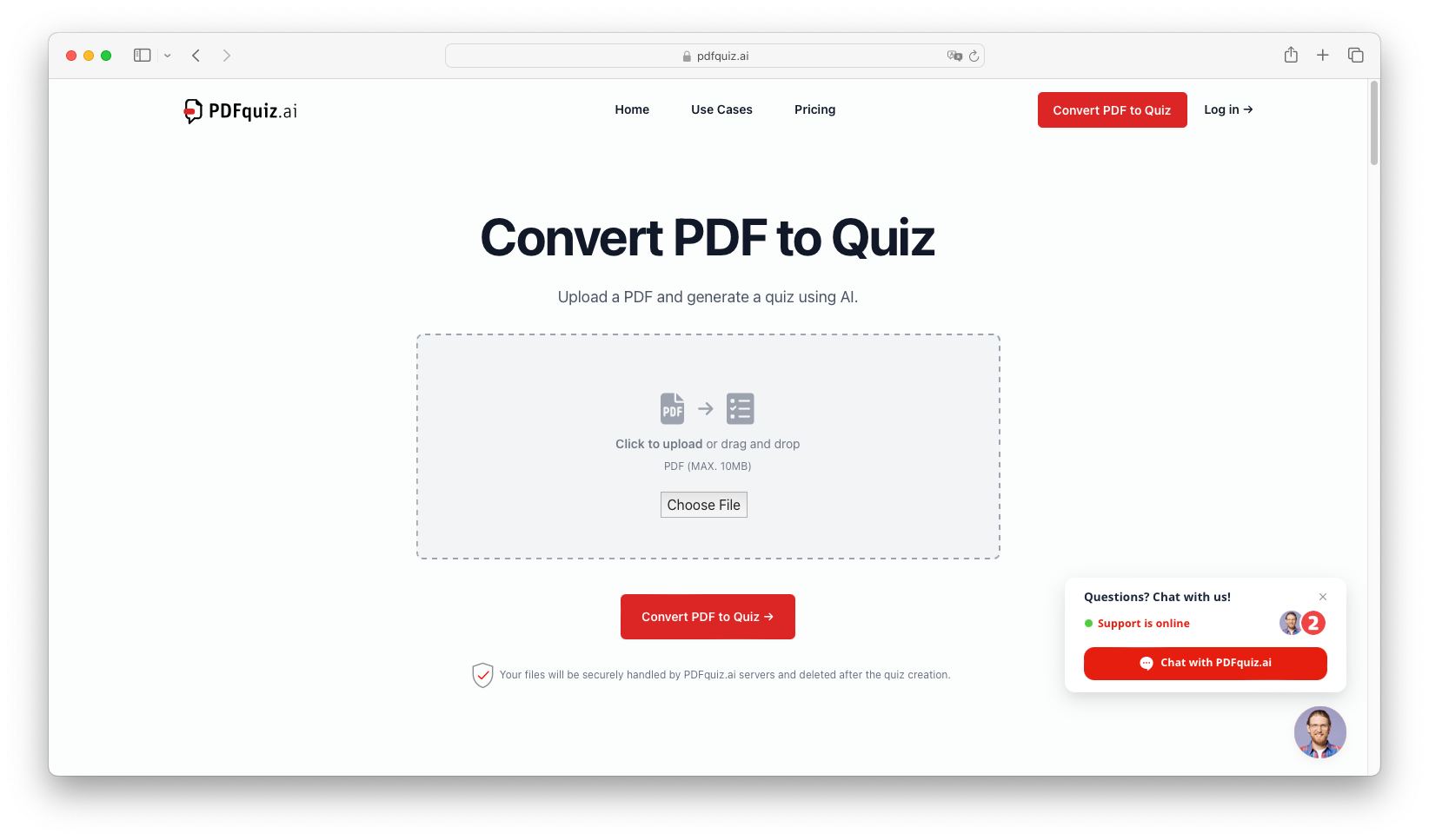 PDFquiz.ai screenshot & Video