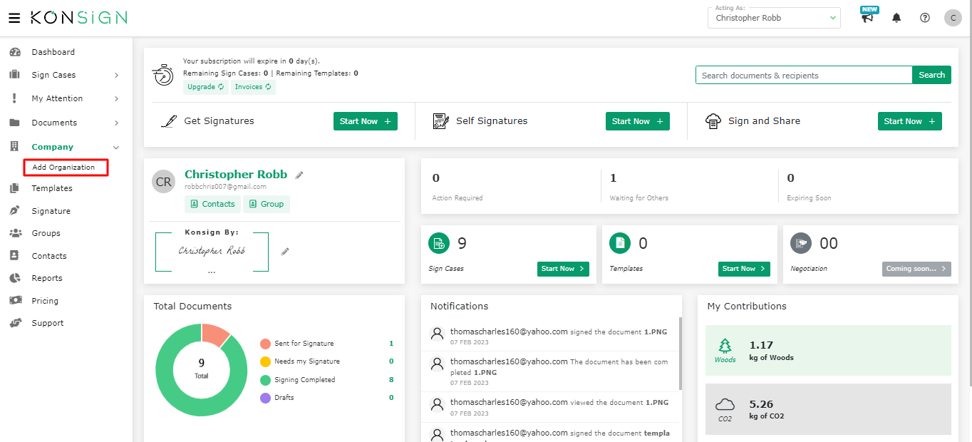 KONSIGN Screenshot