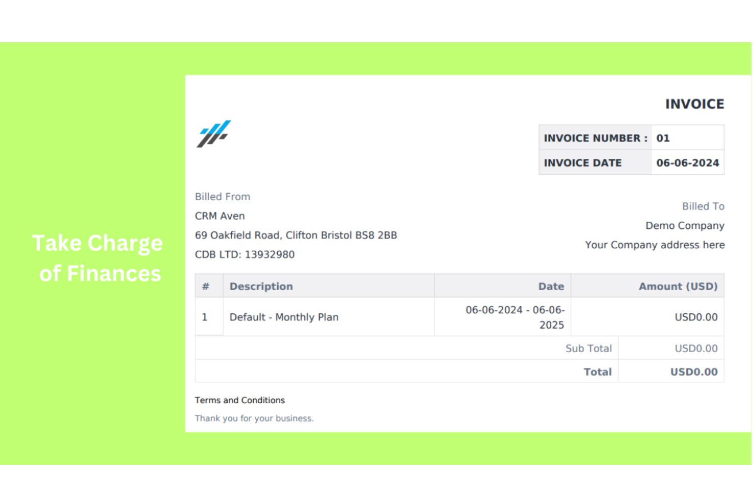 CRM Aven Screenshot