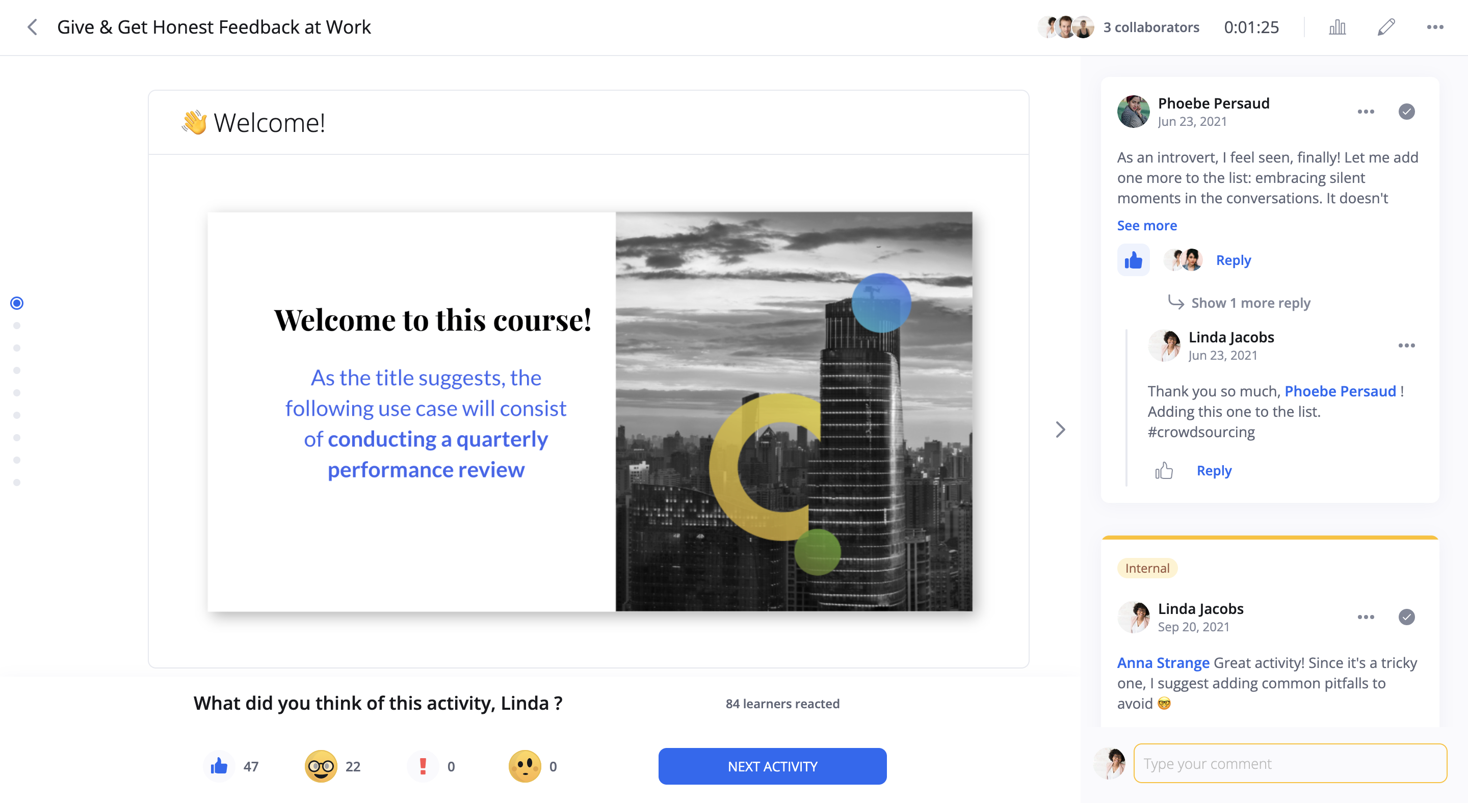 360Learning screenshot & Video