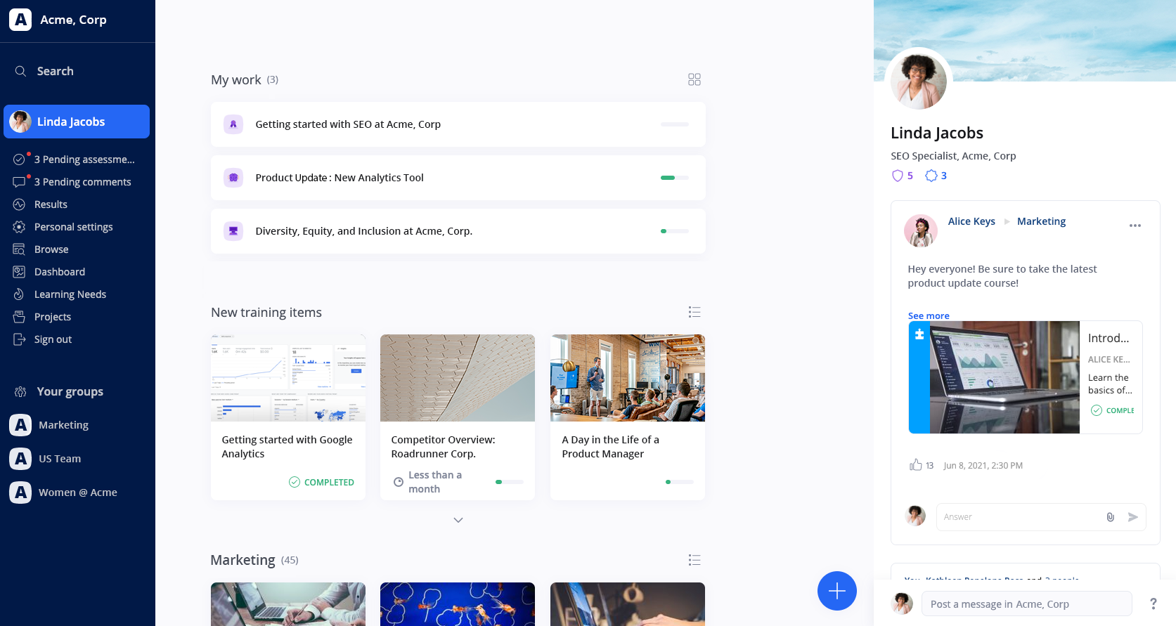 360Learning screenshot & Video