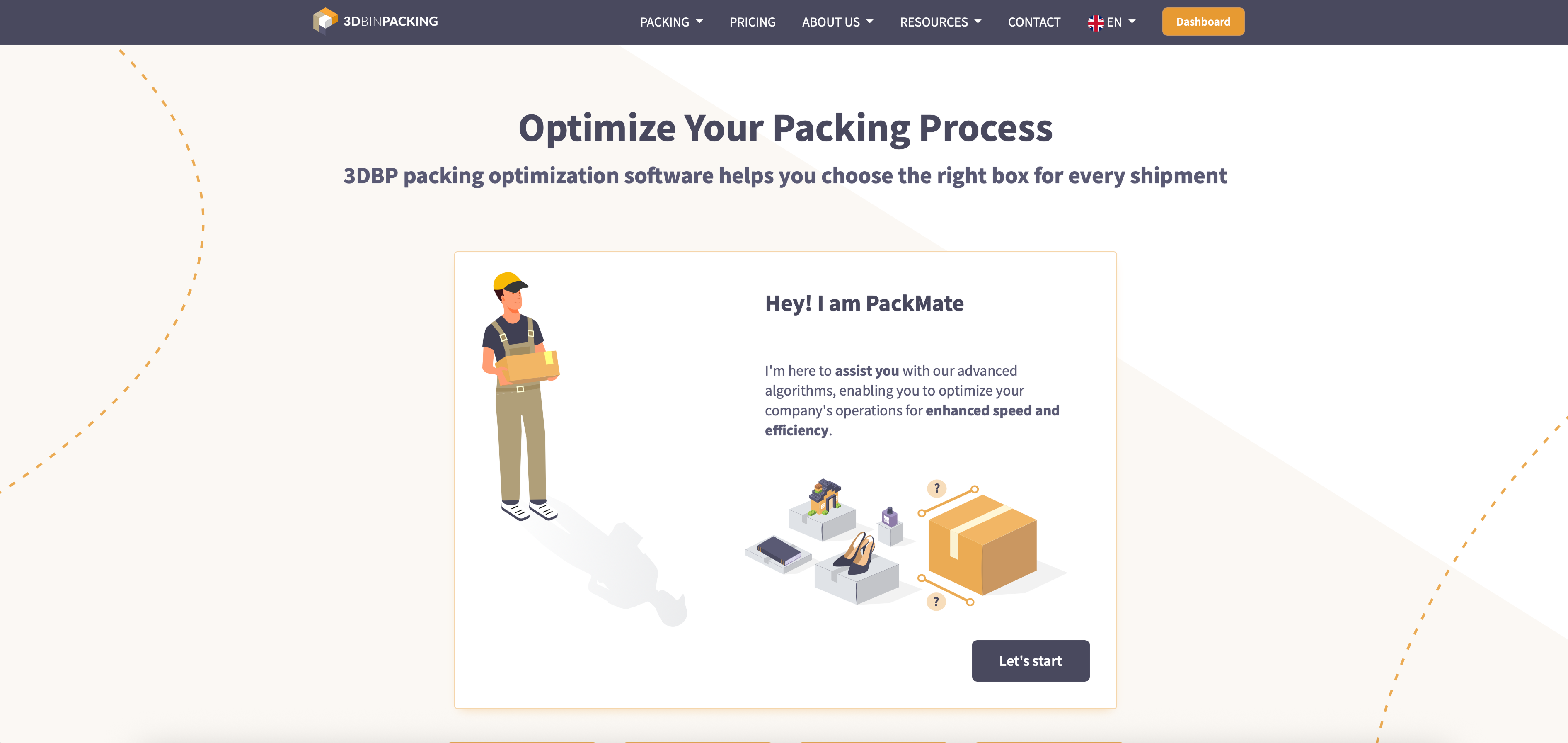 3DBinPacking Screenshot