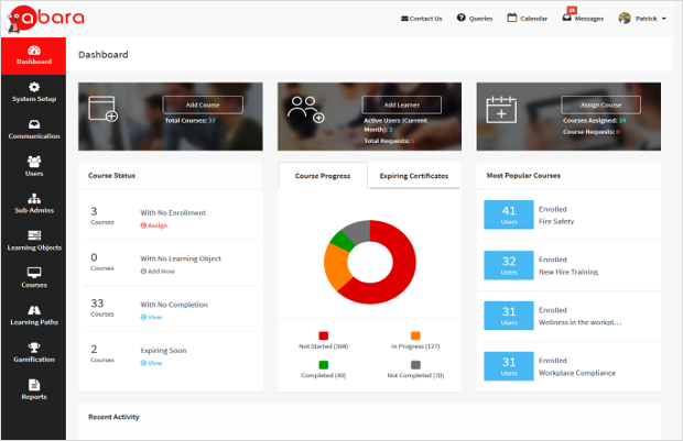 Abara LMS Screenshot