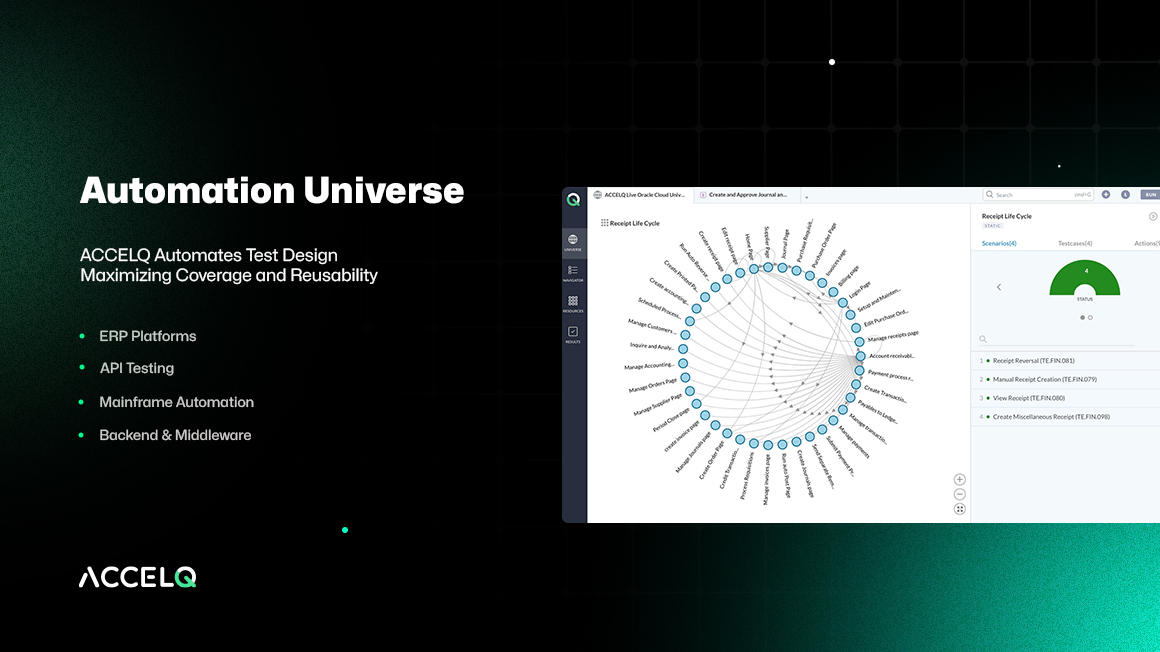 ACCELQ screenshot & Video