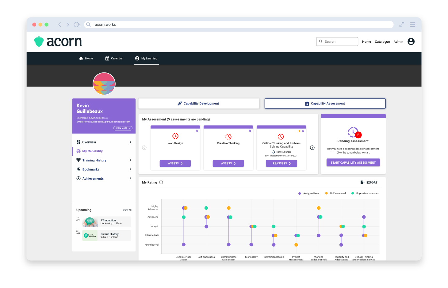 Acorn PLMS Screenshot