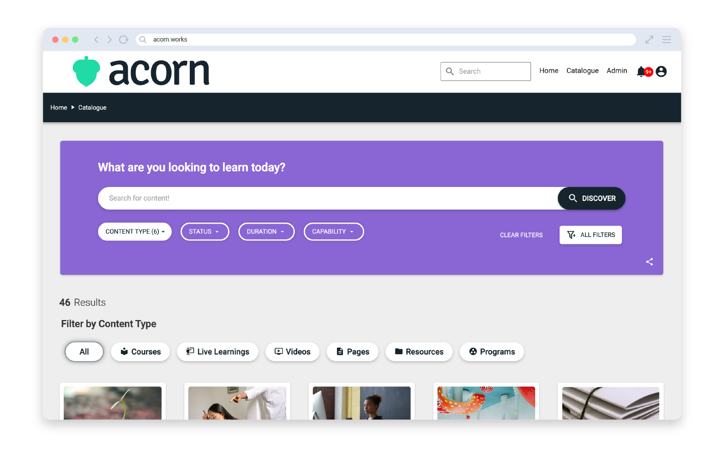Acorn PLMS Screenshot