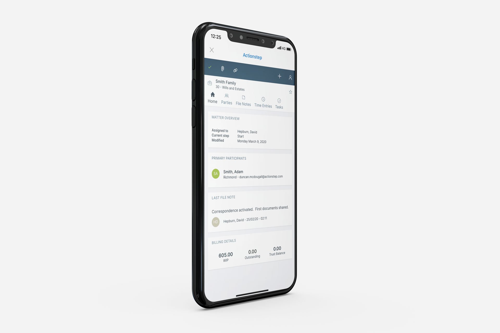 Actionstep Screenshot