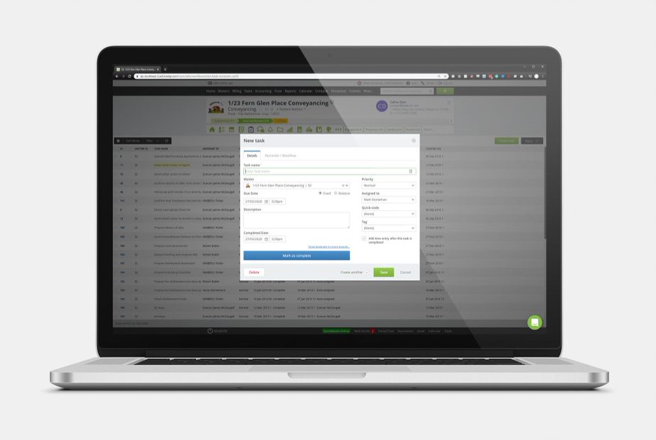 Actionstep Screenshot
