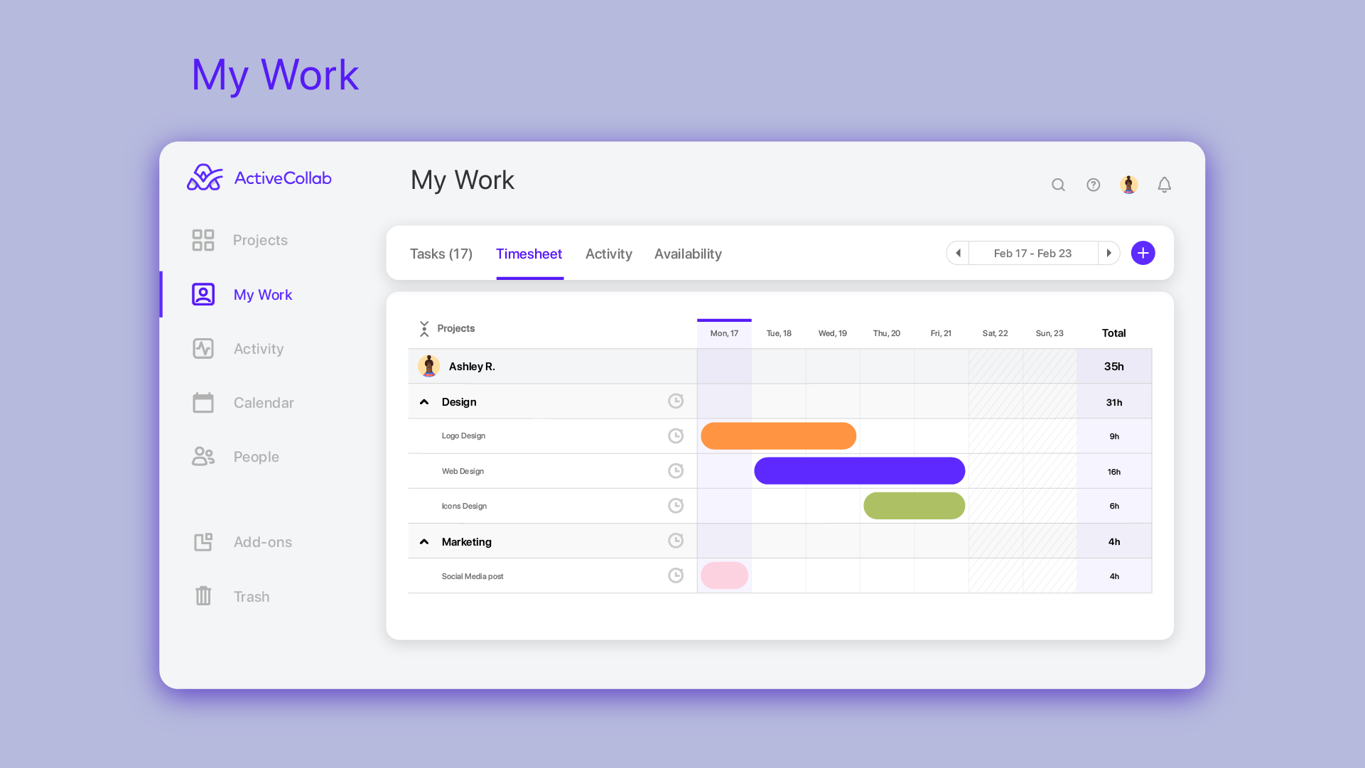 ActiveCollab Screenshot