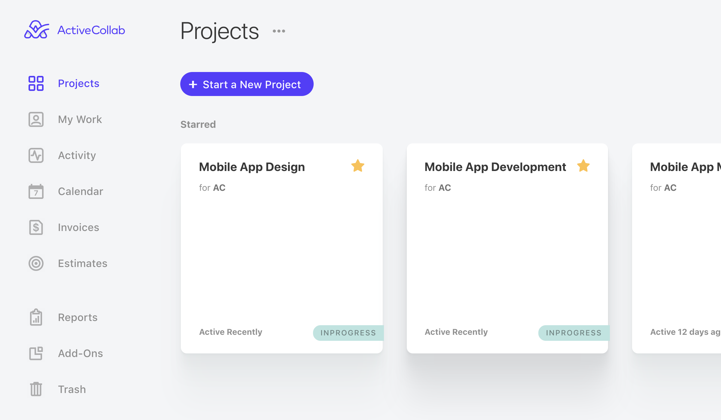 ActiveCollab Screenshot