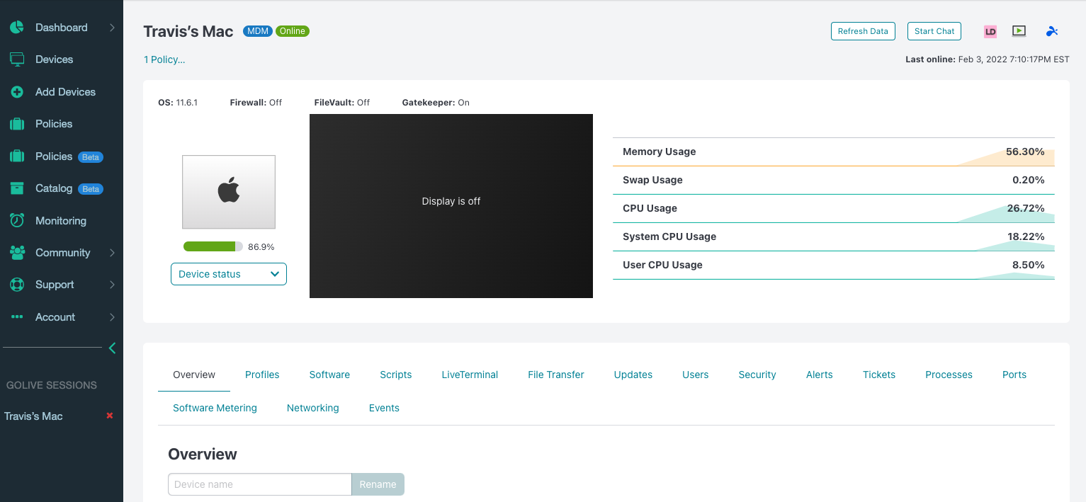 Addigy Screenshot