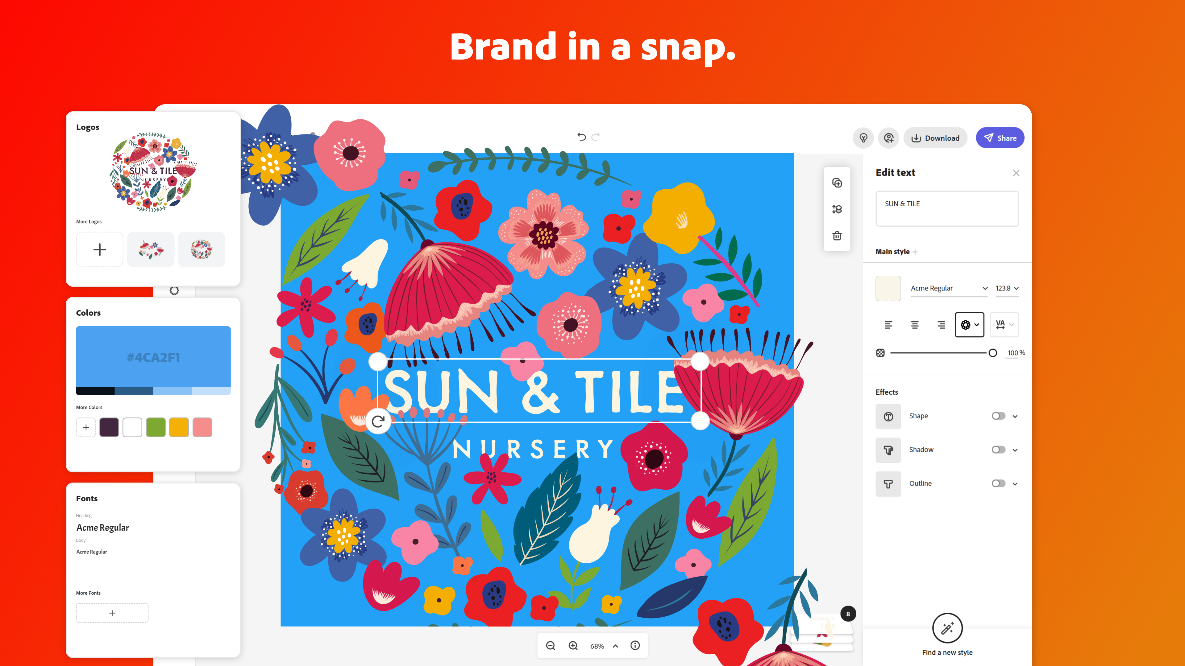 Adobe Creative Cloud Express Screenshot