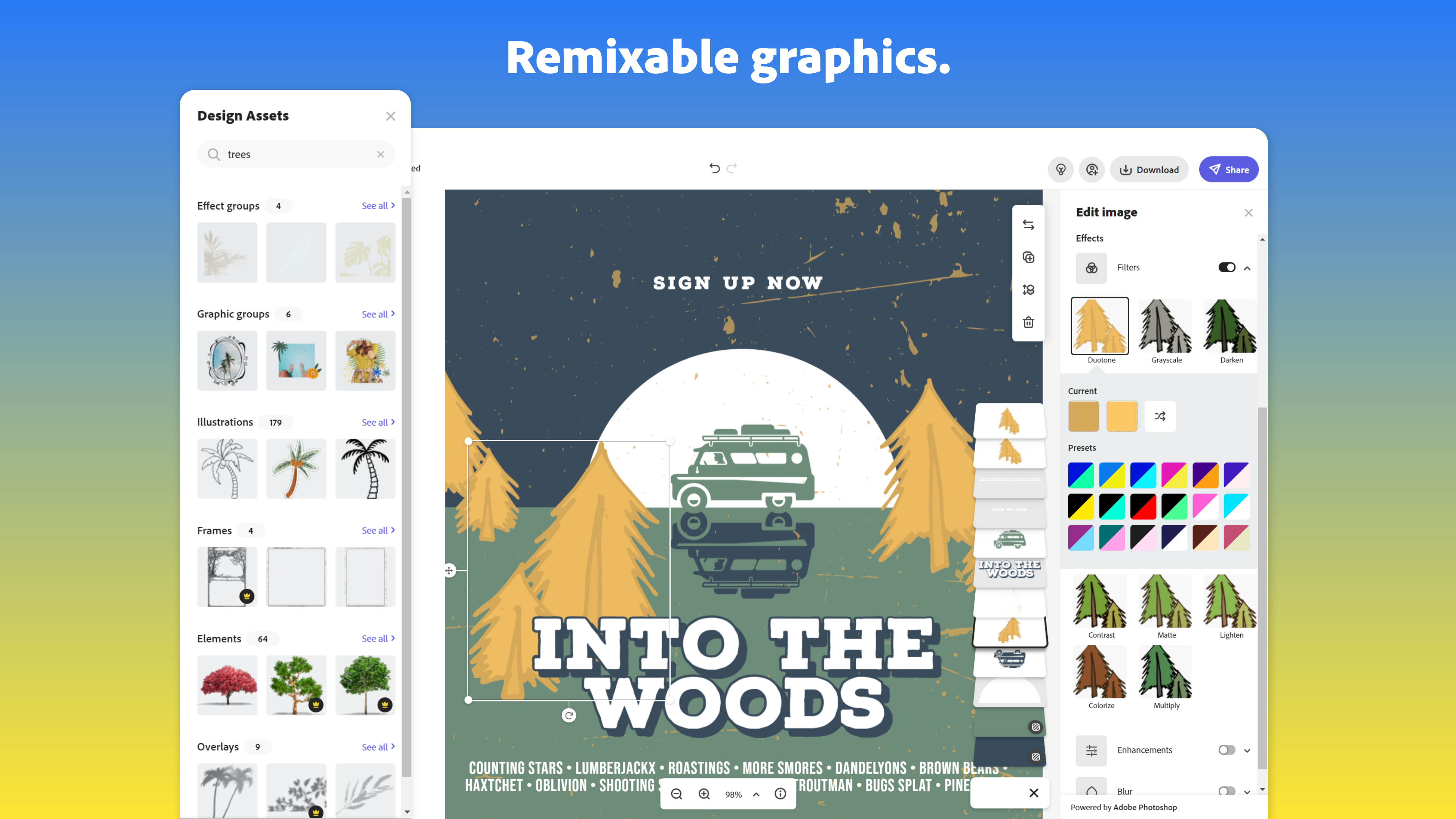 Adobe Creative Cloud Express Screenshot
